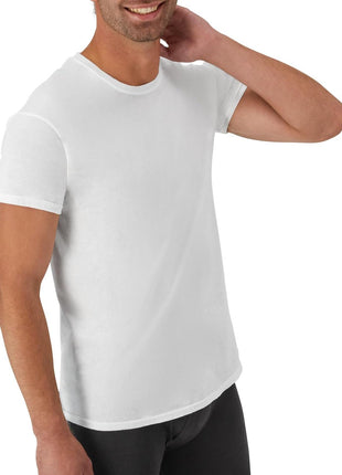 Hanes Men's Undershirt Packs, Stay-Tucked Soft Cotton Undershirts, Best Undershirts for Men, White/Black/Asstd Multipacks