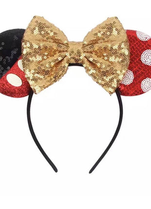 CLGIFT Wizard Sorcerer Mickey Ears, Iridescent and Classic Minnie Ears - Pick Your Color: Silver, Gold, Blue, Rainbow Sparkle, or Red Sequin (Boy Sorcerer)
