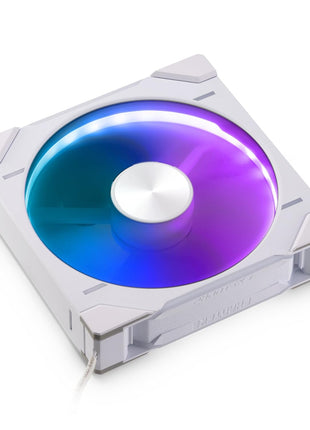 Phanteks (PH-F140D30_DRGB_PWM_WT01) D30-140 DRGB PWM Fan, Premium D-RGB Performance Fan, ARGB/DRGB Lighting, Daisy-Chain Fan Linking System (White)