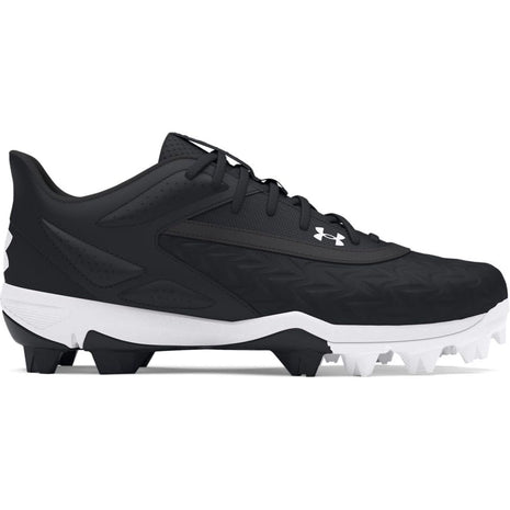 Under Armour Boys' Leadoff Low RM JR 3.0, (001) Black/Black/White, 13K, US