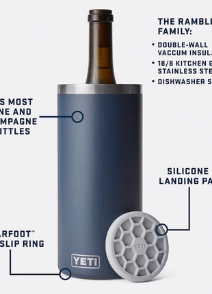 YETI Rambler Wine Chiller, Fits Most Wine Bottles