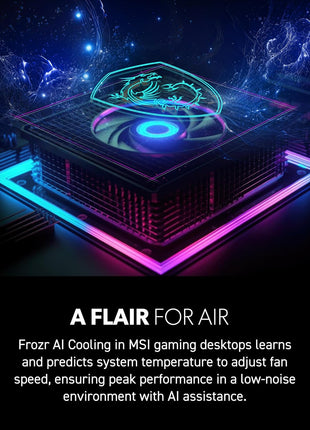 MSI Codex Z2 Gaming Desktop: AMD R7-8700F, GeForce RTX 5070, 32GB DDR5, 2TB m.2 NVMe SSD, USB Type-C, VR-Ready, Windows 11 Home : A8NVP-436US