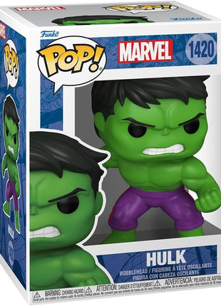 Funko POP! Marvel: New Classics - Hulk | Official Superheroes Merch - Collectable Vinyl Figurine for Shelf Display - Birthday Gift Idea for Fans and Collectors