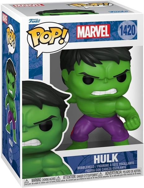 Funko POP! Marvel: New Classics - Hulk | Official Superheroes Merch - Collectable Vinyl Figurine for Shelf Display - Birthday Gift Idea for Fans and Collectors