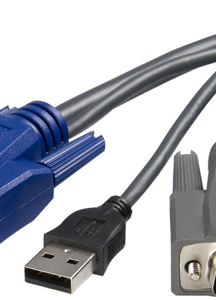 StarTech.com 6 ft Ultra-Thin USB VGA 2-in-1 KVM Cable, TAA (SVUSBVGA6)