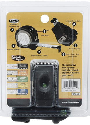 FastCap PSSR-16 16 Foot Pro Carpenter Standard Reverse Measuring Tape