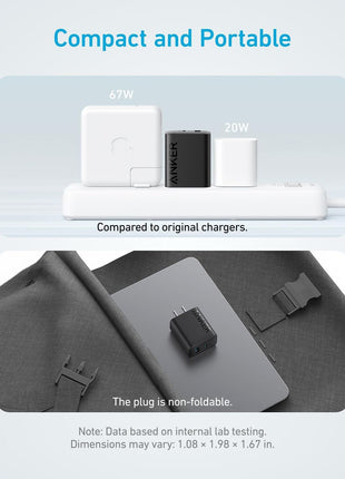 Anker iPhone 16 Charger, 2-Pack 20W Fast USB C Charger Block, for iPhone 16/16 Pro Max/15 Series/iPad Pro and More (Black, 2 Pack & 2 Cable)