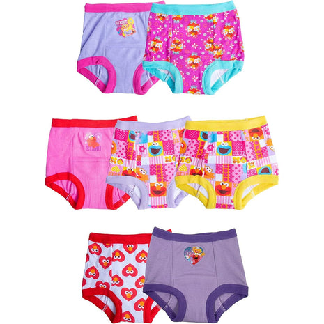 Sesame Street Unisex Toddler Potty Training Pants with Elmo, Cookie Monster and Big Bird with Stickers & Success Chart