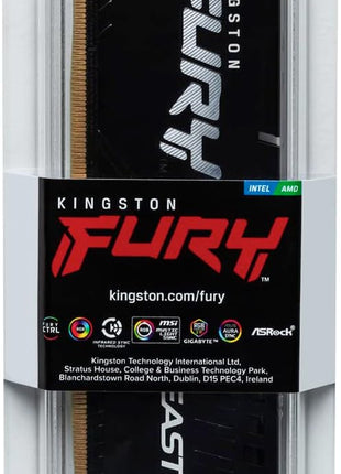 Kingston FURY Beast 32GB 5600MT/s DDR5 CL40 Desktop Memory | Intel XMP 3.0 | Single Module | KF556C40BB-32