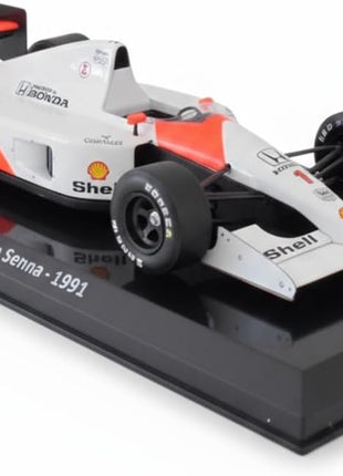 '- 1/24 Formula 1 Car Compatible with McLaren MP4/6#1 Ayrton Senna World Champion 1991- OR095