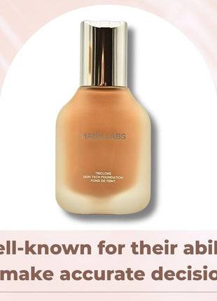 HAUS LABS BY LADY GAGA Triclone Skin Tech Medium Coverage Foundation with Fermented Arnica 340 Medium Cool