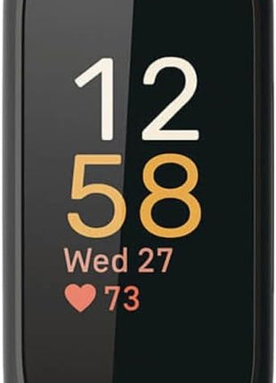 Fitbit Inspire 3 Health & Fitness Tracker with Stress Management, Workout Intensity, Sleep Tracking, 24/7 Heart Rate - 3-Month Google Health Premium Membership Included - Morning Glow/Black