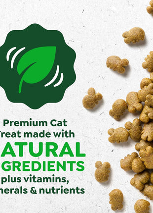 Greenies Cat Treats, Feline Veterinarian-Recommended Adult Natural Dental Treats, Catnip Flavor, 9.75 oz. Tub