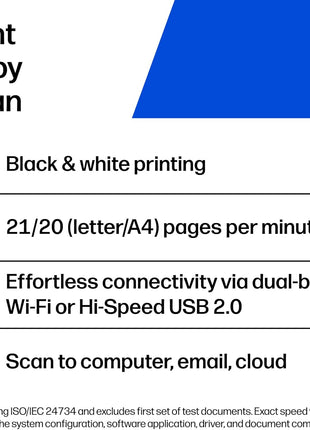 HP Laserjet MFP M140w Wireless Black & White Printer, Print, scan, Copy, Fast speeds, Easy Setup, Mobile Printing, Best-for-Small Teams