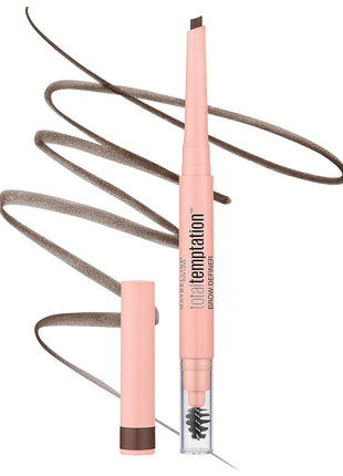 Maybelline Total Temptation Eyebrow Definer Pencil, Medium Brown, 1 Count