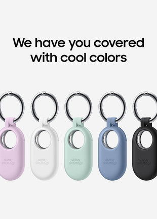 Samsung Galaxy SmartTag2, Bluetooth Tracker, Smart Tag Tracking Device, Item Finder for Keys, Wallet, Luggage, Pets, Use w/ Phones and Tablets Android 11 or Later, 2023, 1 Pack, White