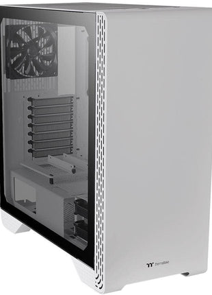 Thermaltake S300 Tempered Glass Snow Edition ATX Mid-Tower Computer Case with 120mm Rear Fan Pre-Installed CA-1P5-00M6WN-00