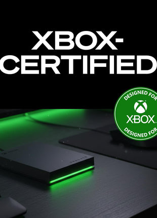 Seagate 2TB Game Drive for Xbox | USB 3.0 (STKX2000400) | Officially Licensed HDD for Xbox. Archive Series X|S games. Play Xbox One games directly. Xbox Game Pass. Warranty + Rescue