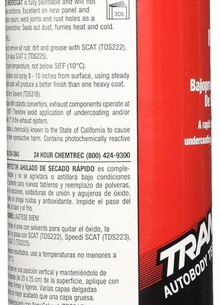 TRANSTAR (4363-F) Quick Dry Rubberized Undercoating - 17.75 oz. Aerosol