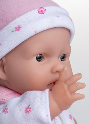 JC Toys La Baby Caucasian Baby Doll Set – 11 Inch Soft Baby Doll | Washable |Removable Pink Outfit w/ Hat & Blanket | For Children 12 Months +