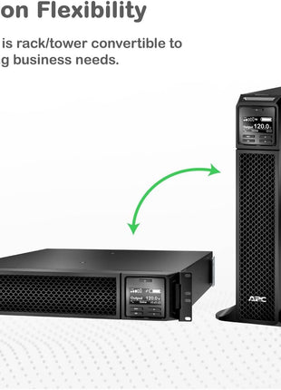 APC Smart-Ups SRT 3000Va Rm 120V, Black