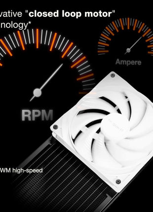 be quiet! Pure Wings 3 140mm PWM high-Speed White Fan | Speed-regulating Closed Loop Motor | High top-end Speed | Low Minimum RPM | Optimized Fan Frame | Extraordinary air Pressure | BL113