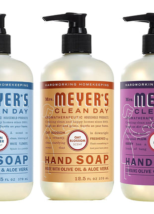 MRS. MEYER'S CLEAN DAY Hand Soap Refill, Lavender Scent, 33 Fl Oz Bottle