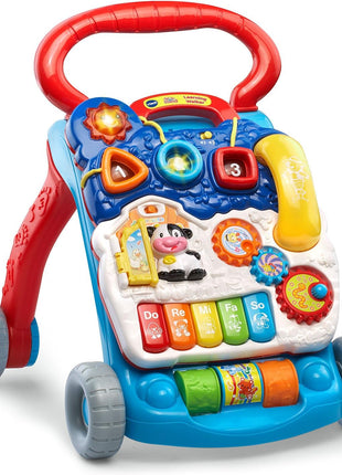 VTech Sit-to-Stand Learning Walker (Frustration Free Packaging), Blue