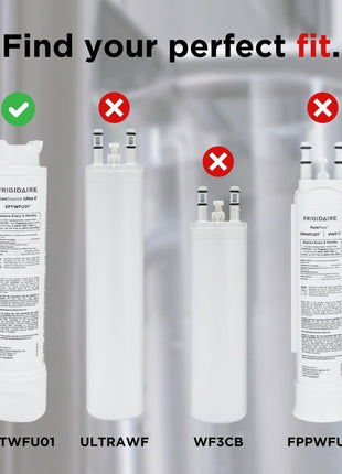 FRIGIDAIRE EPTWFU01 PureSource Ultra II Refrigerator Water Filter, 1 Count, White
