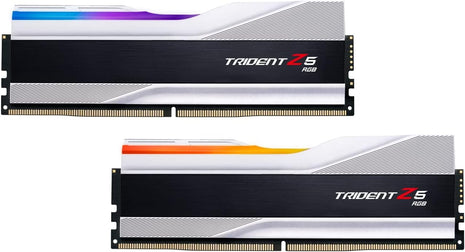 32GB G.Skill DDR5 Trident Z5 RGB 8000MHz CL38 1.45V Dual Channel Kit 2X 16GB Silver