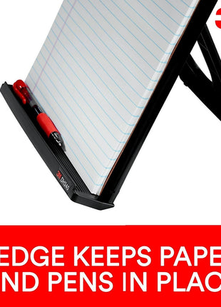 DH340MB 3M Fold-Flat Freestanding Desktop Copyholder, Plastic, 150 Sheet Capacity, Black