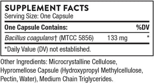 THORNE Bacillus Coagulans, Shelf-Stable Vegan Probiotic, 60 Capsules