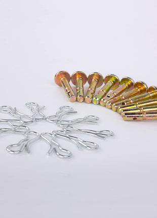 Shear Pins and Cotters Pins (10 Pairs) for 738-04124A Troy Bilt 714-04040 738-04124 Snowblowers Replacement