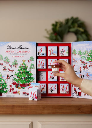 Bonne Maman 2025 Limited Run Edition Advent Calendar, 24 Mini Spreads