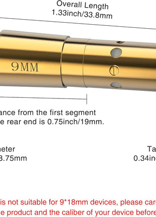 MidTen Bore Sight Laser 9mm/223 5.56mm/30-06/25-06/270 Laser Bore Sighter Boresighter with Batteries