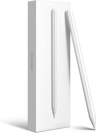 Gnanlen iPad Pencil 2nd Generation Magnetic Wireless Fast Charging, Same as Apple Pencil 2nd Gen, Stylus Pen Work for iPad Pro 11in 1/2/3/4, iPad Pro 12.9in 3/4/5/6, iPad Air 4/5, iPad mini 6, White
