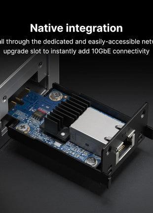 Synology Network Upgrade Module adds 1x 10GbE RJ-45 (E10G22-T1-Mini)
