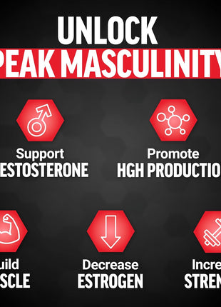 Force Factor Alpha King Immortal Testosterone Booster & Hormone Support | with Fenugreek Seed, Reduce Estrogen, Build Muscle, Improve Strength & Enhance Performance, 180 Capsules