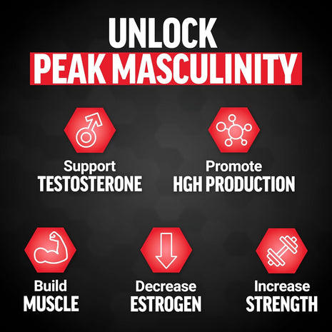 Force Factor Alpha King Immortal Testosterone Booster & Hormone Support | with Fenugreek Seed, Reduce Estrogen, Build Muscle, Improve Strength & Enhance Performance, 180 Capsules