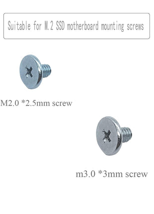 PCIe NVMe M.2 SSD Mounting Screws Kit for Asus Gigabyte ASRock Msi Motherboards, 30pcs