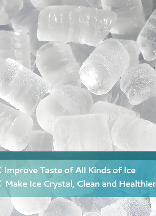 EUHOMY Ice Maker Cleaner & Descaler | 4 Use & Individually Packed | Ice Machine Cleaner with Organic Citric Acid Descaling Powder, Ideal for All Brands