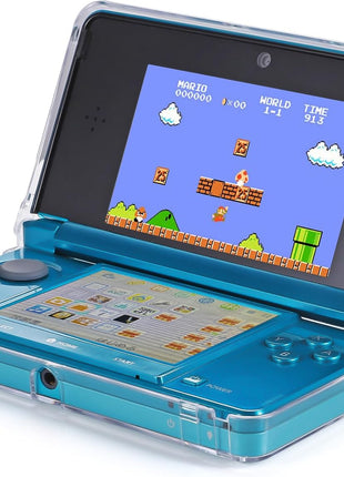 3DS Case - VSEER Ultra Clear Crystal Transparent Hard Shell Protective Case Cover Skin for Nintendo 3DS