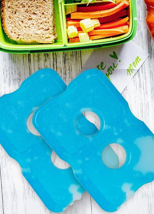 Healthy Packers Ice Packs for Lunch Boxes & Coolers - Freezer Packs - Original Cool Pack | Cooler Accessories for Beach, Camping & Fishing | Slim & Long-Lasting Reusable Ice Pack for Cooler