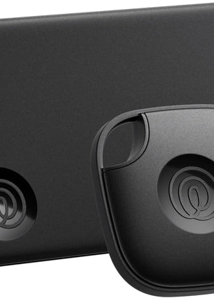 Life360 Tile Starter Pack - Bluetooth Trackers and Item Finders for Keys, Wallets & More. Both iOS and Android Compatible. Phone Finder. 2-Pack (Black Mate/Slim)