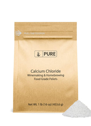 Pure Original Ingredients Calcium Chloride (1 lb) Food Safe, For Wine Making, Home Brew, & Cheese Making