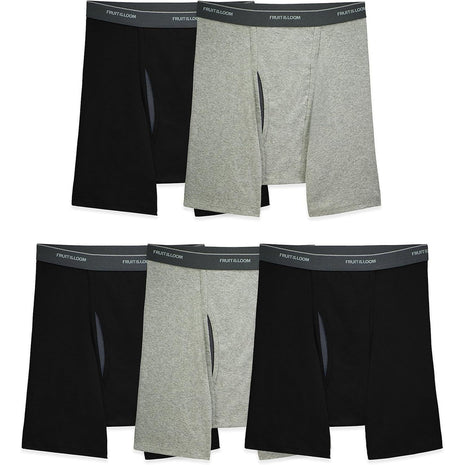Fruit of the Loom Men's Coolzone Boxer Briefs, 7 Pack-Assorted Colors, Large