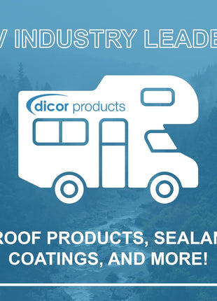 Dicor 501LSW-1 Epdm Self-Leveling Lap Sealant-10.3 Oz. Tube, White, 10.3 Fluid_Ounces (Packaging May Vary)