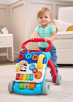 VTech Sit-to-Stand Learning Walker (Frustration Free Packaging), Blue
