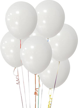 ASIYUHY White Balloons 100 Pack 12 Inch White Latex Party Balloons with 2 Rolls of Ribbon Helium Balloons for Wedding Birthday Party Baby Shower Engagement Anniversary Decorations