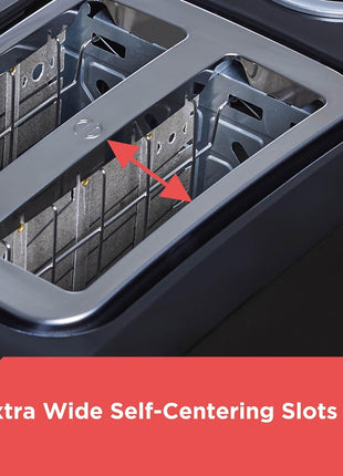 BLACK+DECKER 2-Slice Toaster with Extra-Wide Slots